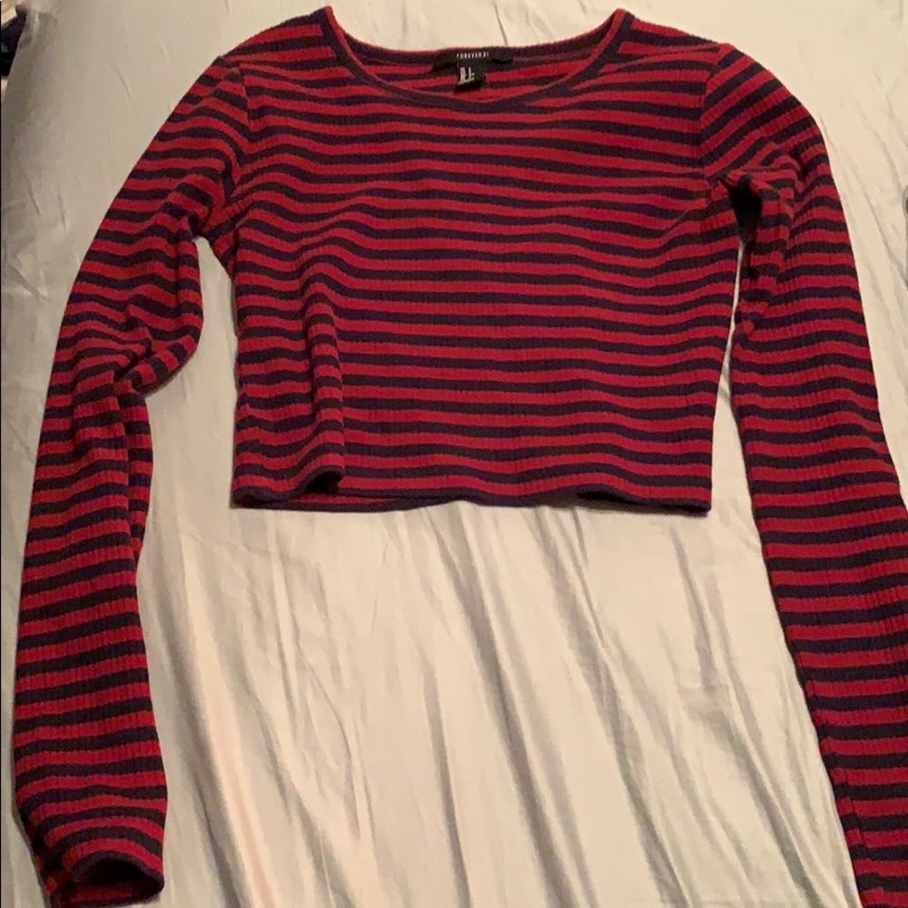 Crop top long sleeve